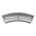 Stainless Steel Prep Sink Bar Sink with curved bottom